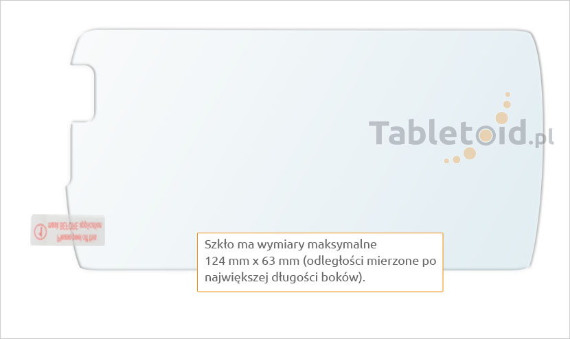 Szkło hartowane LG Optimus Zone 3 Szkło LG Optimus Zone 3