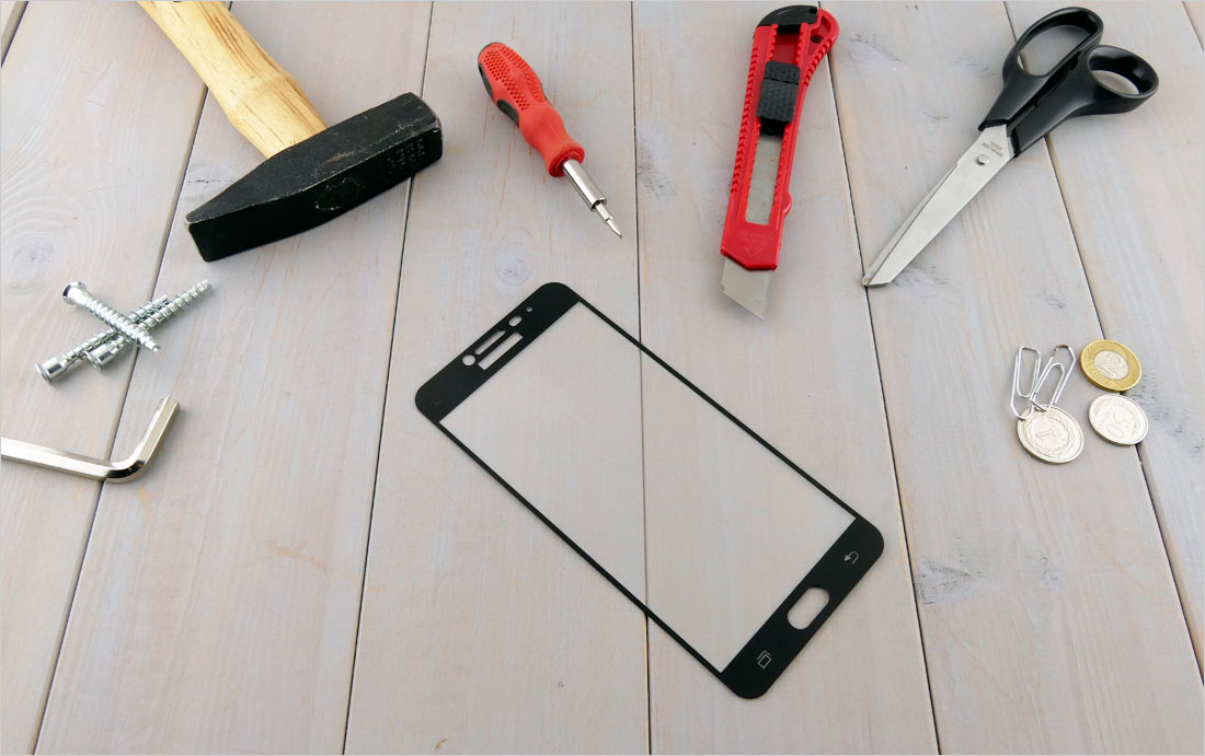 szkło czarne hartowane plus gratisy