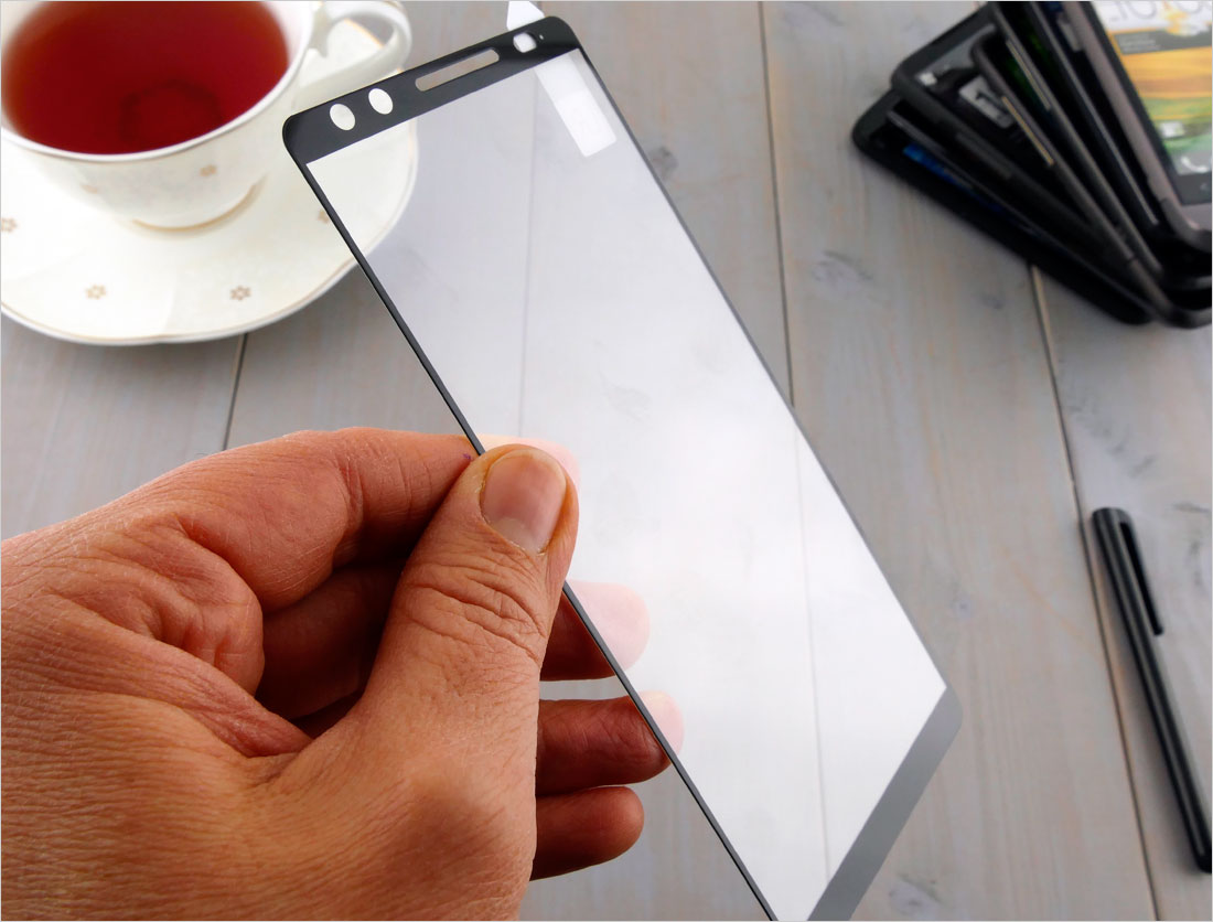 zaokrąglone szło hartowane na telefon HTC U12 / U12 PLUS