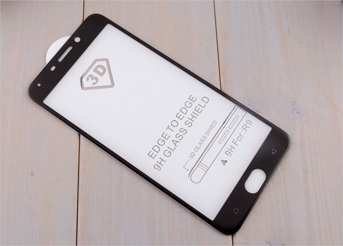 Szkła hartowane zaokrąglone do telefon&oacute;w Oppo R9 