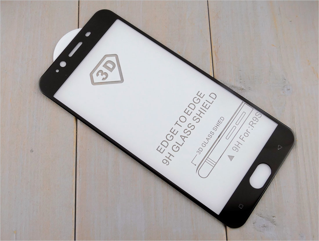 Szkła hartowane zaokrąglone do telefonów Oppo R9s