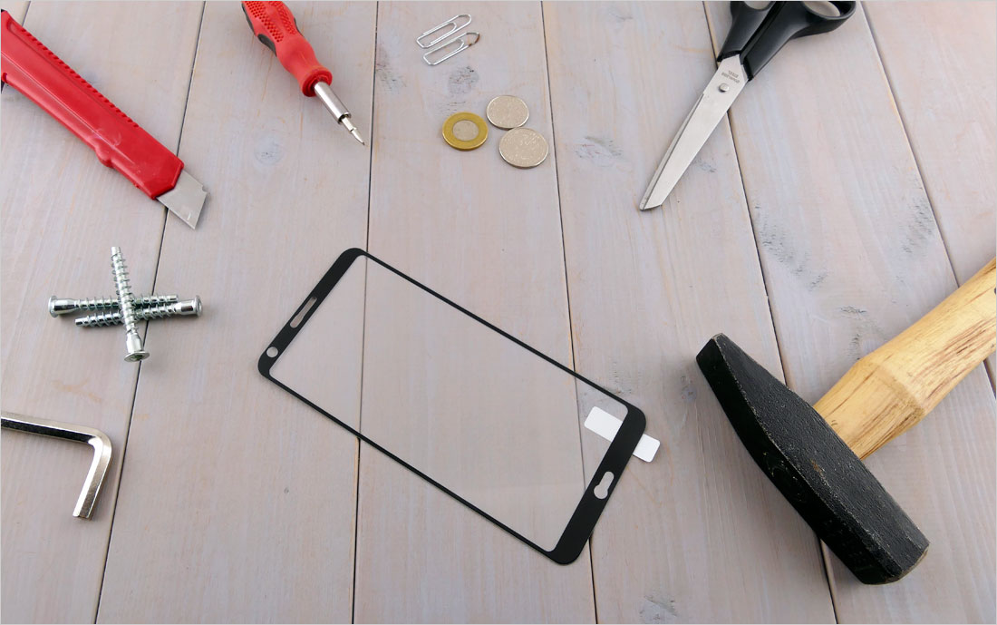 szkło w kolorach na smarfona