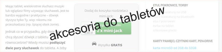 Akcesoria do tabletów w sklepie tabletoid.pl: zaczynamy