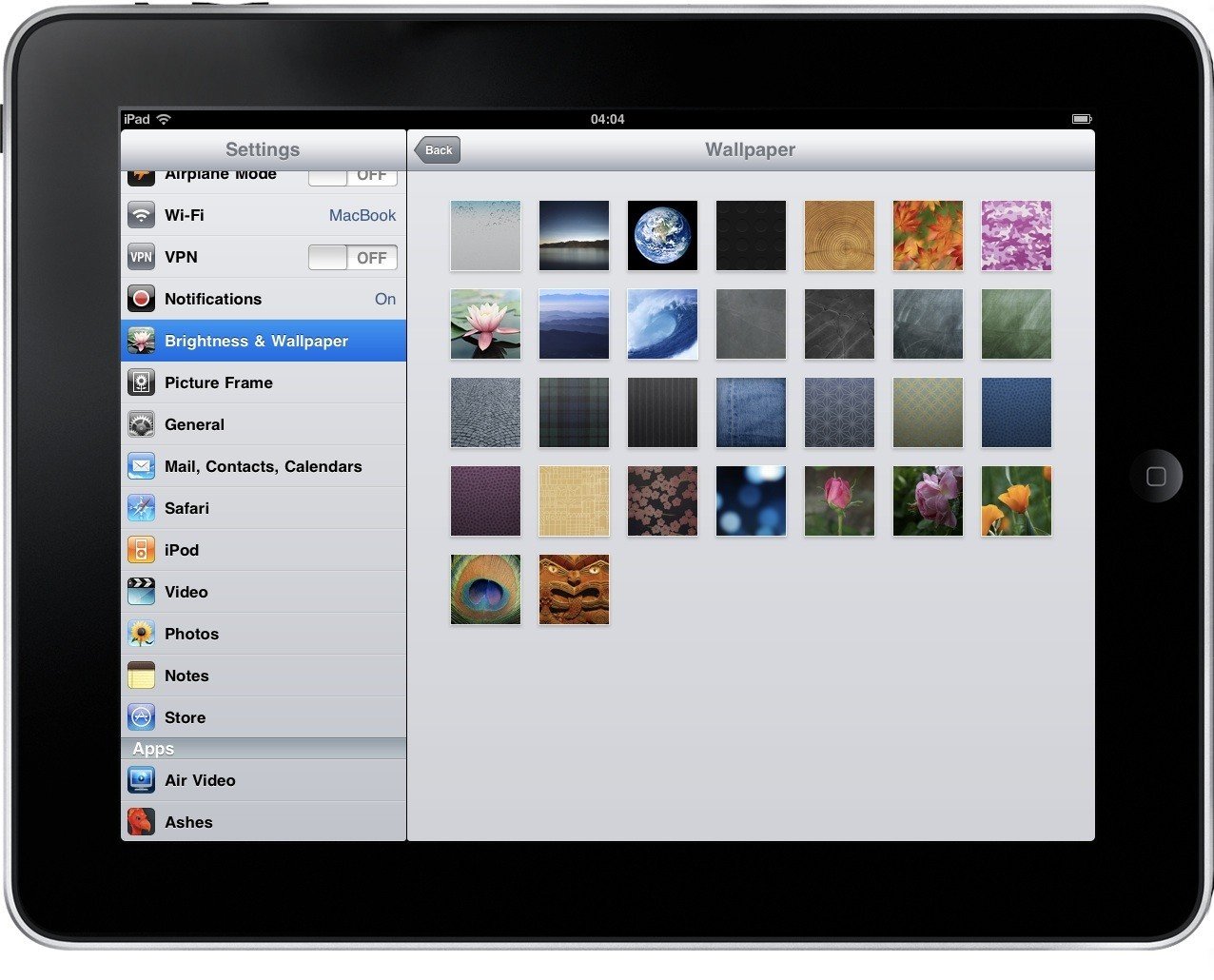intuicyjne menu w iPad3
