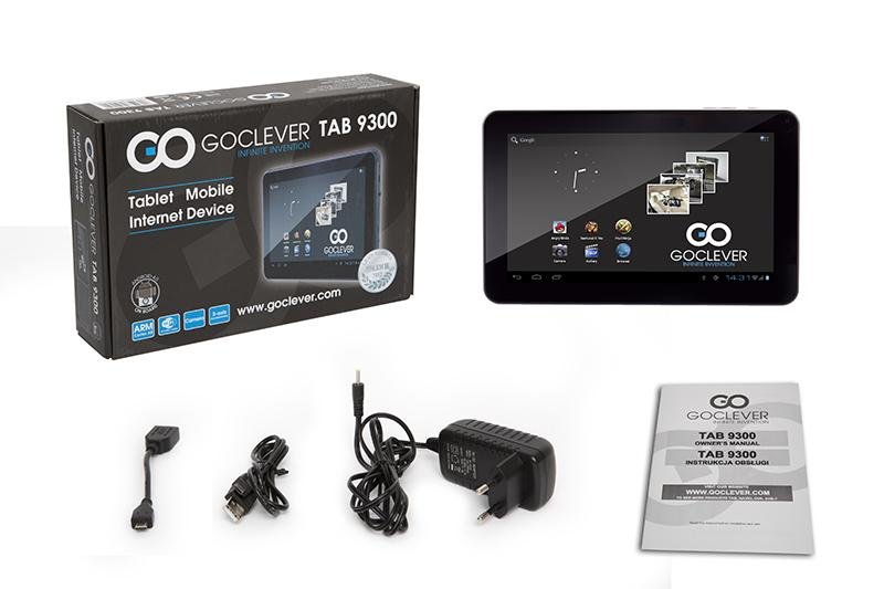 zestaw tabletu goclever tab 9300