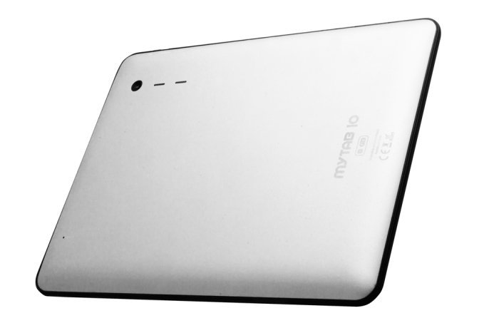 widok z tyłu na tablet