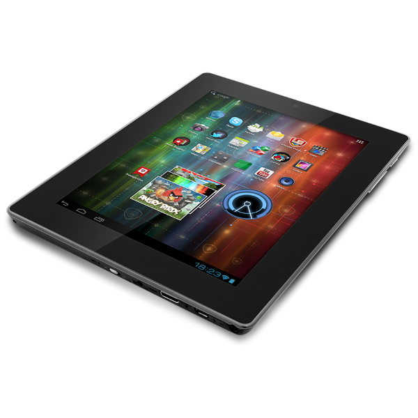 tablet w pozycji leżącej