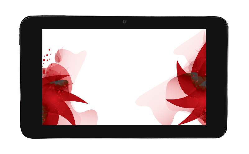 piękne kolory na wyświetlaczu tableta