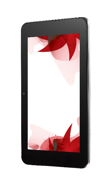 widok tabletu w pionie