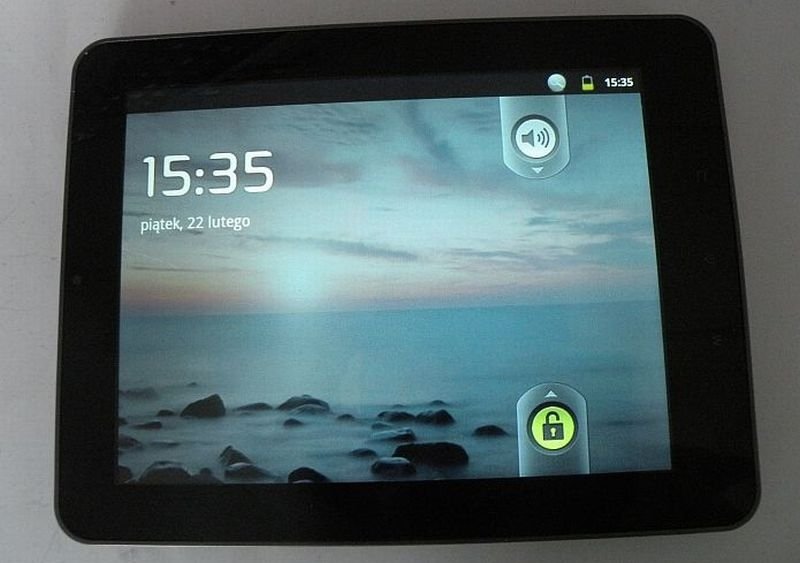 ekran startowy tabletu Coby