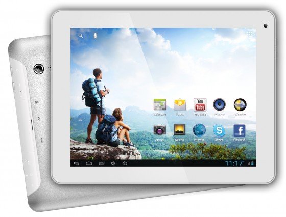 tablet przodem i plecami