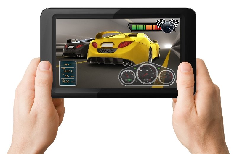 super gra na ekranie tabletu