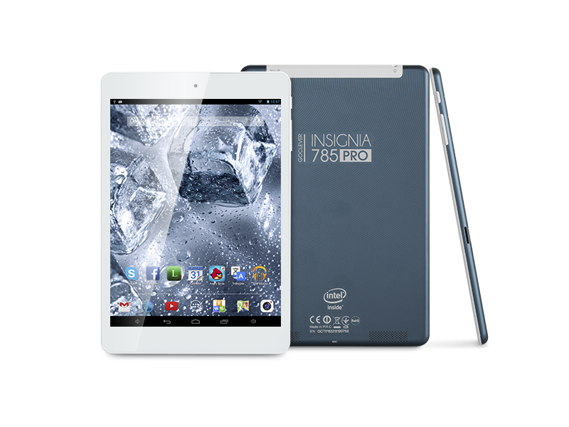 tablet przodem, tyłem i bokiem