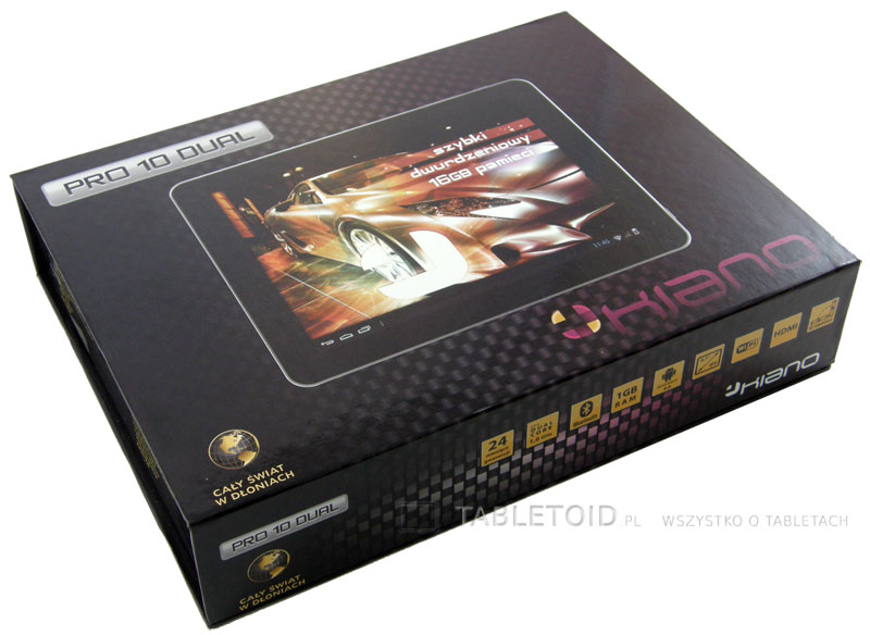 Opakowanie - pudełko tabletu Kiano Pro 10 Dual