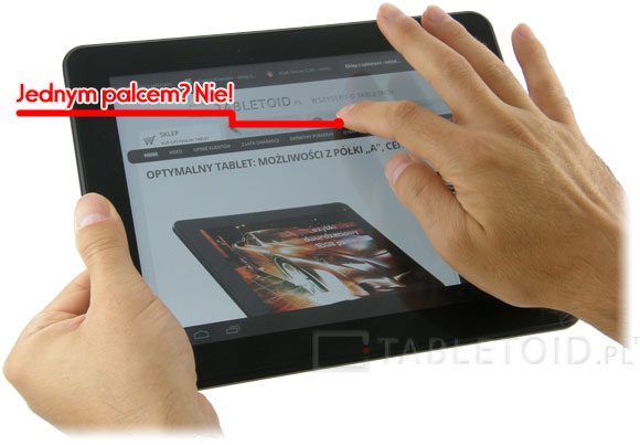 Multidotyk, czyli multi-touch na tablecie