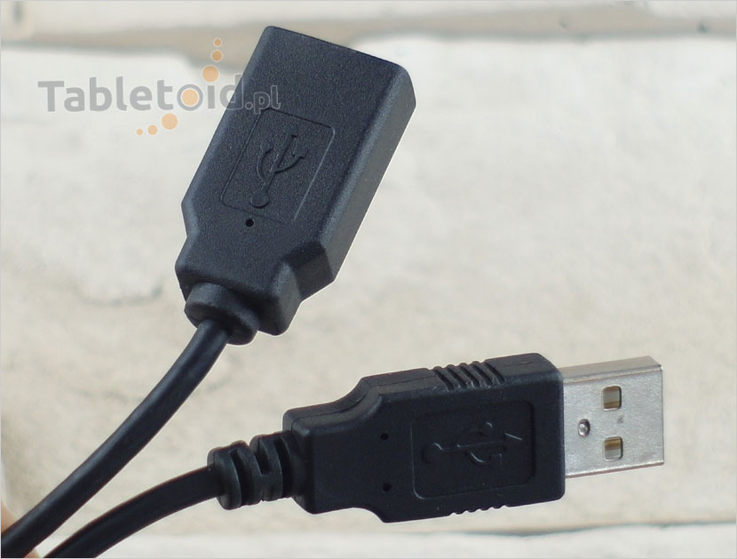 przedłużacz kabla USB o różnych długościach