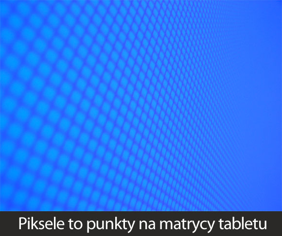 piksele na matrycy tableta