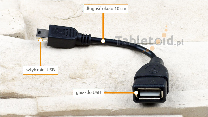 Kabel USB do tabletu: sygnałowy i do ładowania