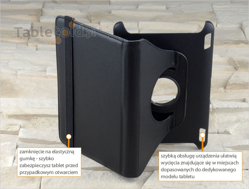 etui do tabletu CZARNE Kindle Fire HDX 7 cali