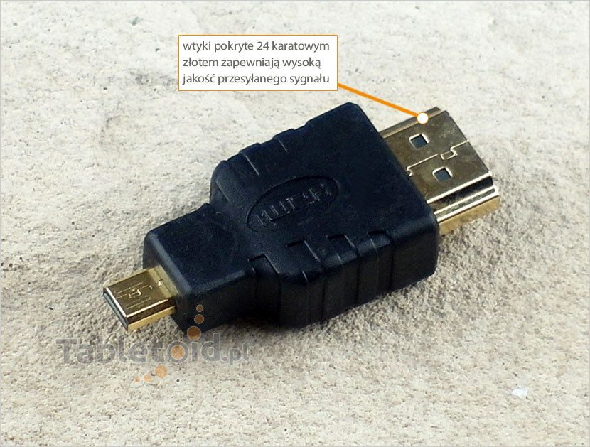 adapter wtyk HDMI do wtyk micro HDMI