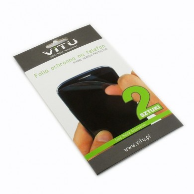 Folia na telefon HTC Desire HD2 - poliwęglanowa, dedykowana, ochronna, 2 sztuki