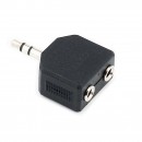 Rozgałęźnik kr&oacute;tki: mini-jack 3,5 mm - 2 x mini-jack