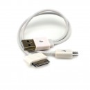 Przejści&oacute;wka &ndash; adapter: wtyk USB do micro-USB + iPad 1, 2, 3