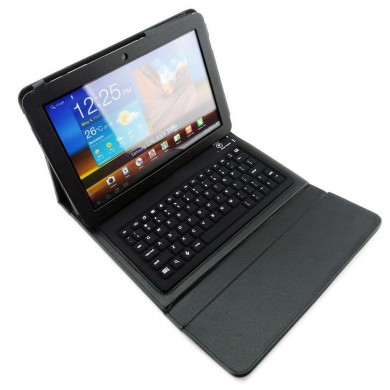 Pokrowiec z klawiaturą na bluetooth do tabletu Samsung Tab 1 Tab 2 P7510 P7500 P5100