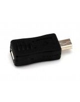 Adapter sygnałowy: gniazdo micro USB - wtyk mini USB