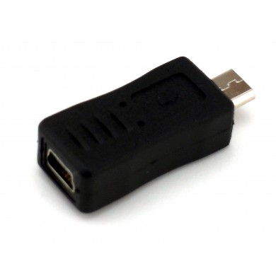 Adapter sygnałowy: gniazdo mini USB - wtyk micro USB