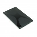 Dedykowane, silikonowe etui (plecki) do tabletu Sony Xperia Z3 Compact 8 (SGP621/SGP641) &ndash; czarne, dopasowane