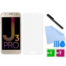 Zaokrąglone szkło hartowane 3D do telefonu Samsung Galaxy J3 pro 2017 DUAL SIM SM-J330 - 9 H, dobra cena, tempered glass