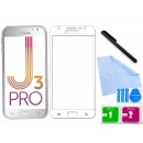 Zaokrąglone szkło hartowane 3D do telefonu Samsung Galaxy J3 pro 2017 DUAL SIM SM-J330 - 9 H, dobra cena, tempered glass