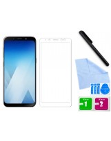 Zaokrąglone szkło hartowane 3D do telefonu Samsung Galaxy A5 2018 na cały ekran, 9H, w dobrej cenie, tempered glass, curved