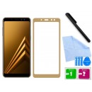 Zaokrąglone szkło hartowane 3D do telefonu Samsung Galaxy A8+ (Plus) 2018 (SM-A730F)na cały ekran, 9H