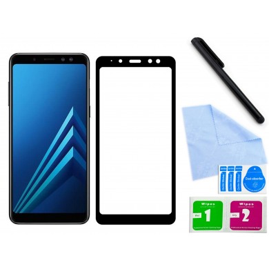 Zaokrąglone szkło hartowane 3D do telefonu Samsung Galaxy A8 2018 (SM-A530F, SM-A530X) na cały ekran, 9H
