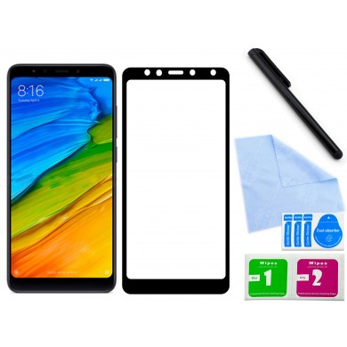 Zaokrąglone szkło hartowane 3D do telefonu Xiaomi Redmi 5- dobra cena, 9h, tempered glass