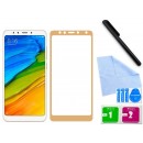 Zaokrąglone szkło hartowane 3D do telefonu Xiaomi Redmi 5- dobra cena, 9h, tempered glass