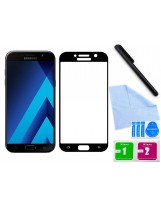 Zaokrąglone szkło hartowane 3D do telefonu Samsung Galaxy A7 2017 na cały ekran, curved, 9H, tempered glass