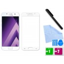 Zaokrąglone szkło hartowane 3D do telefonu Samsung Galaxy A3 2017, na cały ekran, 9H, curved, tempered glass