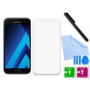 Zaokrąglone szkło hartowane 3D do telefonu Samsung Galaxy A3 2017, na cały ekran, 9H, curved, tempered glass