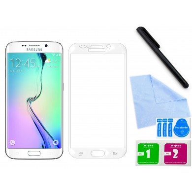 Zaokrąglone szkło hartowane 3D do telefonu Samsung Galaxy S6 Edge Plu, w dobrej cenie, temperd glass, 9 h