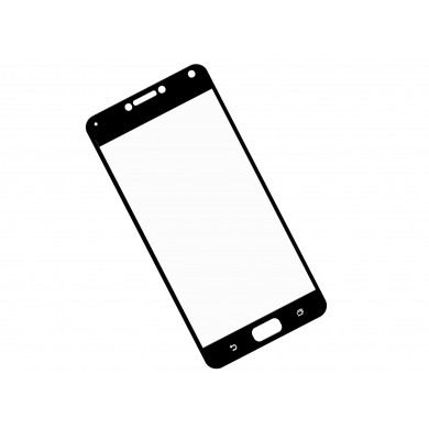 Zaokrąglone szkło hartowane 3D do telefonu Asus Zenfone 4 Max ZC554KL - kolor CZARNY