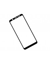 Zaokrąglone szkło hartowane 3D do telefonu Samsung Galaxy A6+ SM-A605F, SM-A605G - kolor CZARNY