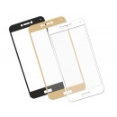 Zaokrąglone szkło hartowane 3D do telefonu Huawei P8 lite 2017 - kolort, w dobrej cenie, curved,9H