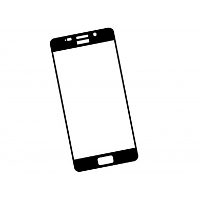 Zaokrąglone szkło hartowane 3D do telefonu Asus ZenFone 3S Max ZC521TL - kolor CZARNY