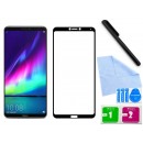 Zaokrąglone szkło hartowane 3D do telefonu Huawei Honor Note 10 - kolor CZARNY