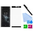 Zaokrąglone szkło hartowane 3D do telefonu Sony Xperia XA2 Plus (2018) - kolor CZARNY