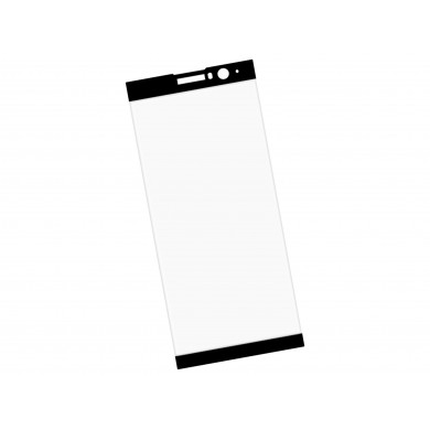 Zaokrąglone szkło hartowane 3D do telefonu Sony Xperia XA2 Plus (2018) - kolor CZARNY