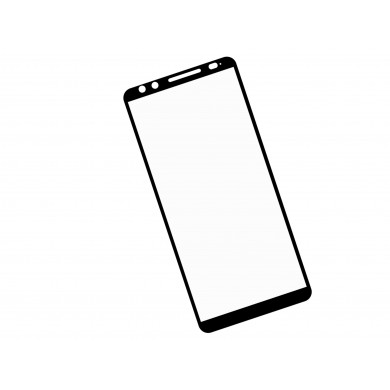 Zaokrąglone szkło hartowane 3D do telefonu HTC U12 / U12 PLUS - kolor CZARNY